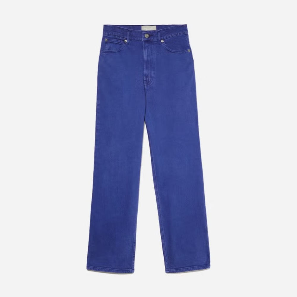 H5 Everlane The‎ Way High Colombo Sri Lanka Colored Jeans in Deep Laris
